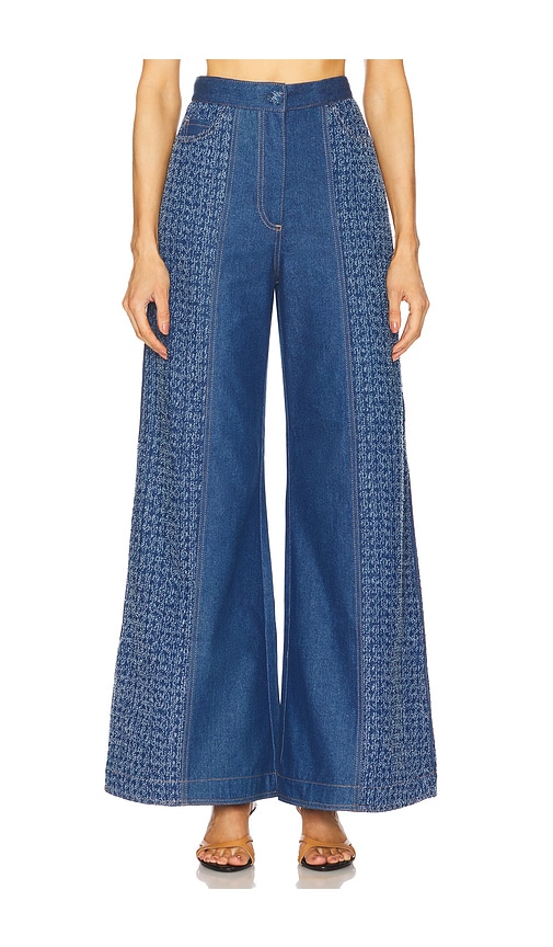Sabina Musayev HOSE ACE in Blue. Größe XS. Also in
