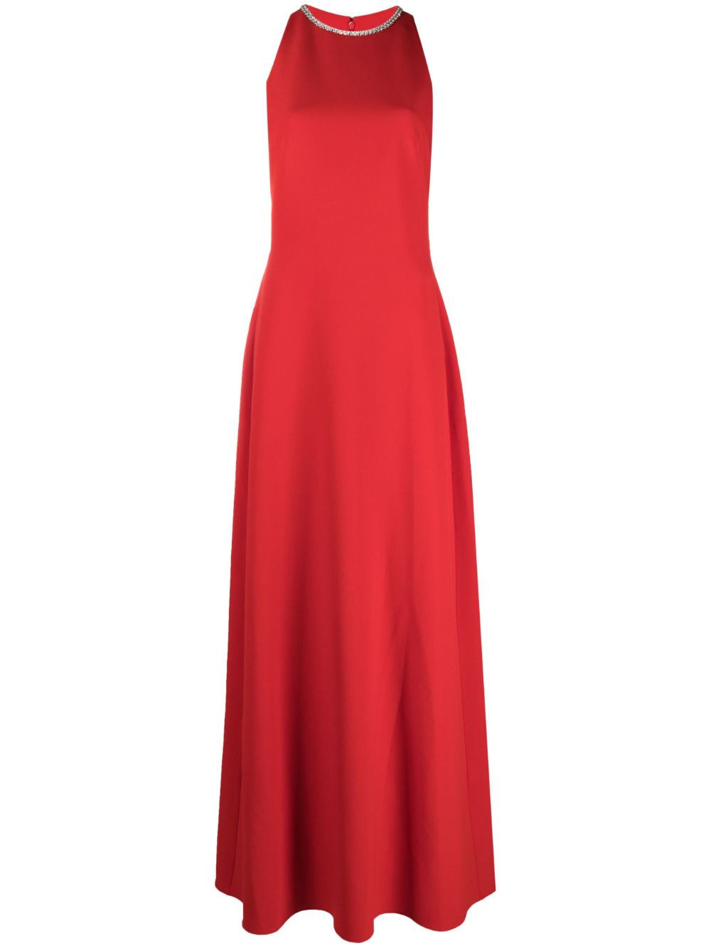 Sleeveless long dress - Red
