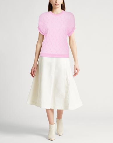 Easy Woman Sweater Pink Size 6 Alpaca wool, Polyamide, Virgin Wool