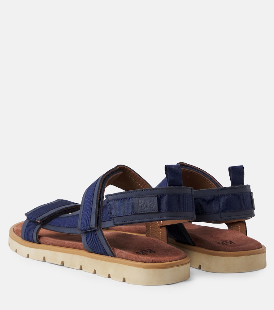 PèPè Summer grosgrain and leather sandals