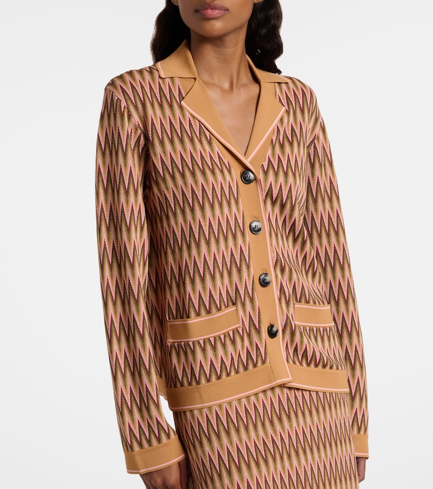 Quinley jacquard cardigan