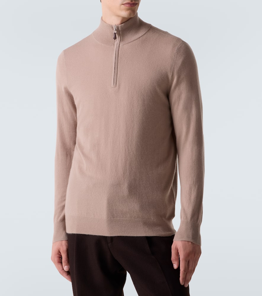 Mr Fenchurch cashmere half-zip sweater