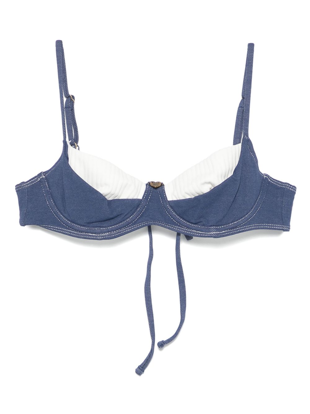 X Bella Hadid Jolene underwire bikini top - Blue
