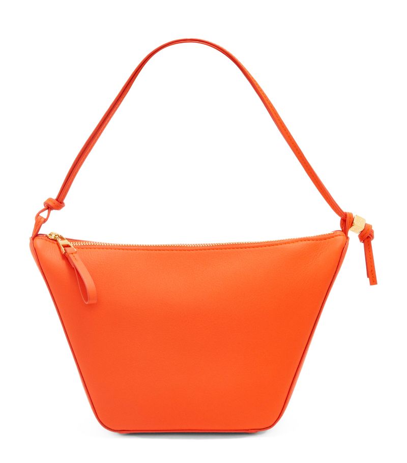 Mini Leather Hammock Hobo Bag