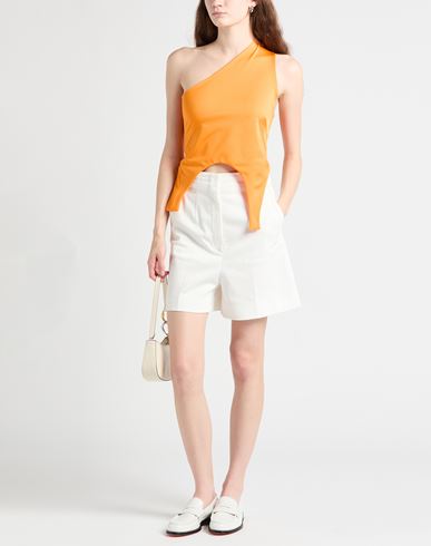 Woman Top Orange Size 6 Polyamide, Elastane