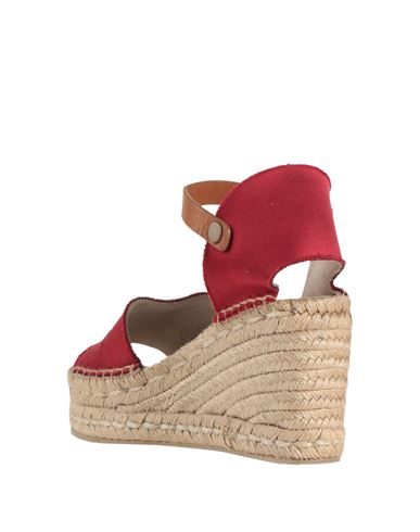 Pedro García Woman Espadrilles Red Size 8 Viscose, Leather