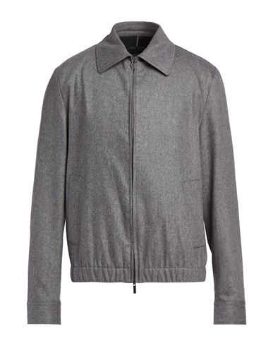 Man Jacket Grey Size 36 Virgin Wool, Cashmere, Elastane