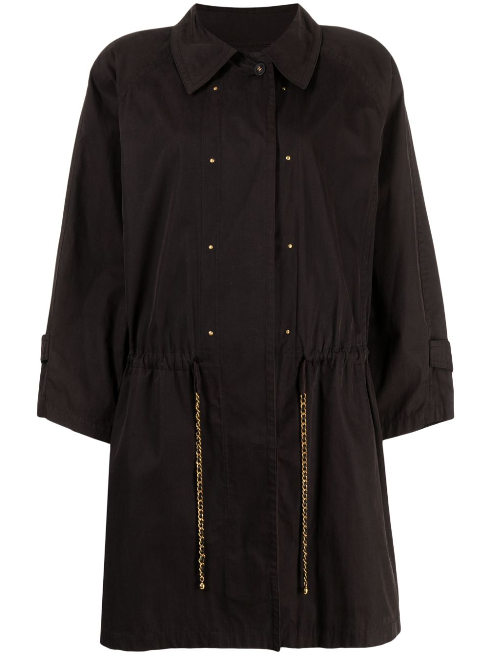 1990s cotton ball coat - Black