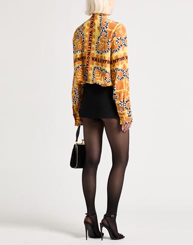 Woman Mini skirt Black Size 6 Virgin Wool, Silk