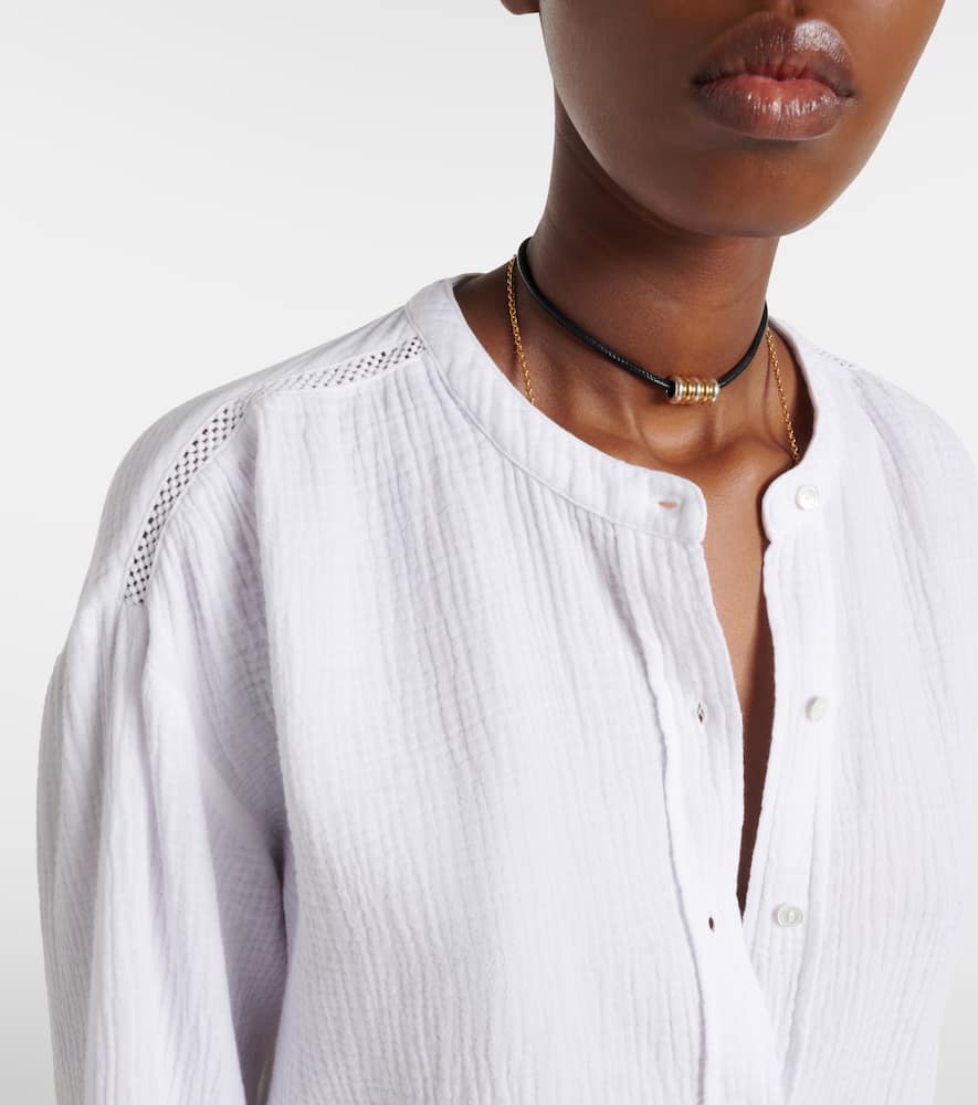 Taria cotton muslin shirt