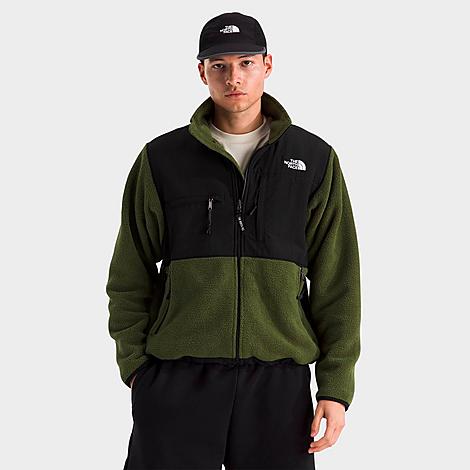 Men's Retro Denali Fleece Jacket in Woodland Green/TNF Black