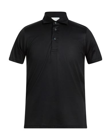 Man Polo shirt Black Size M Cotton