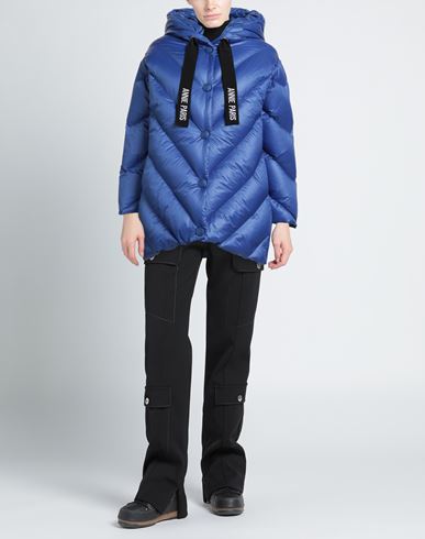 Woman Puffer Blue Size 4 Polyamide