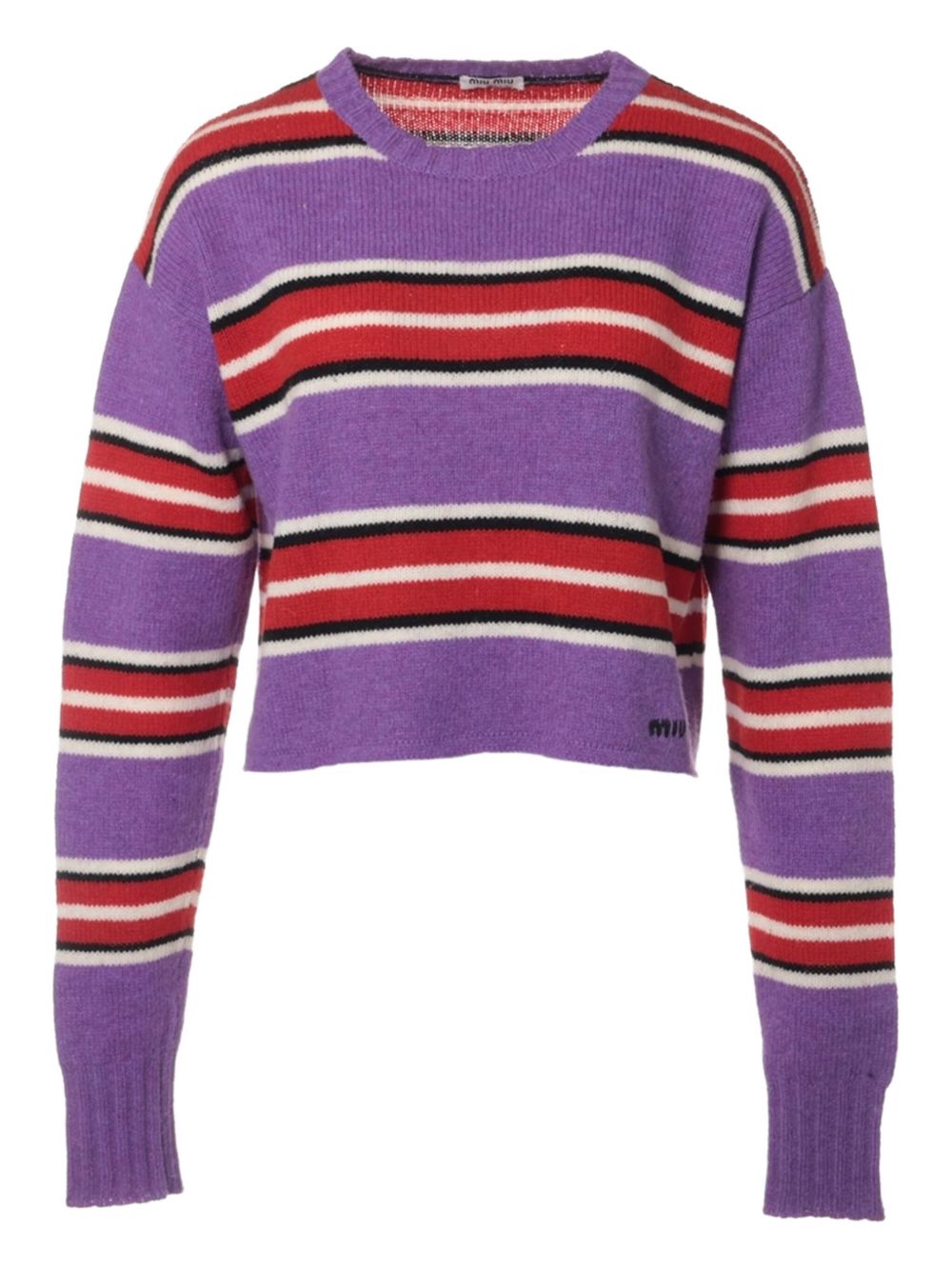 2019 striped sweater - Purple