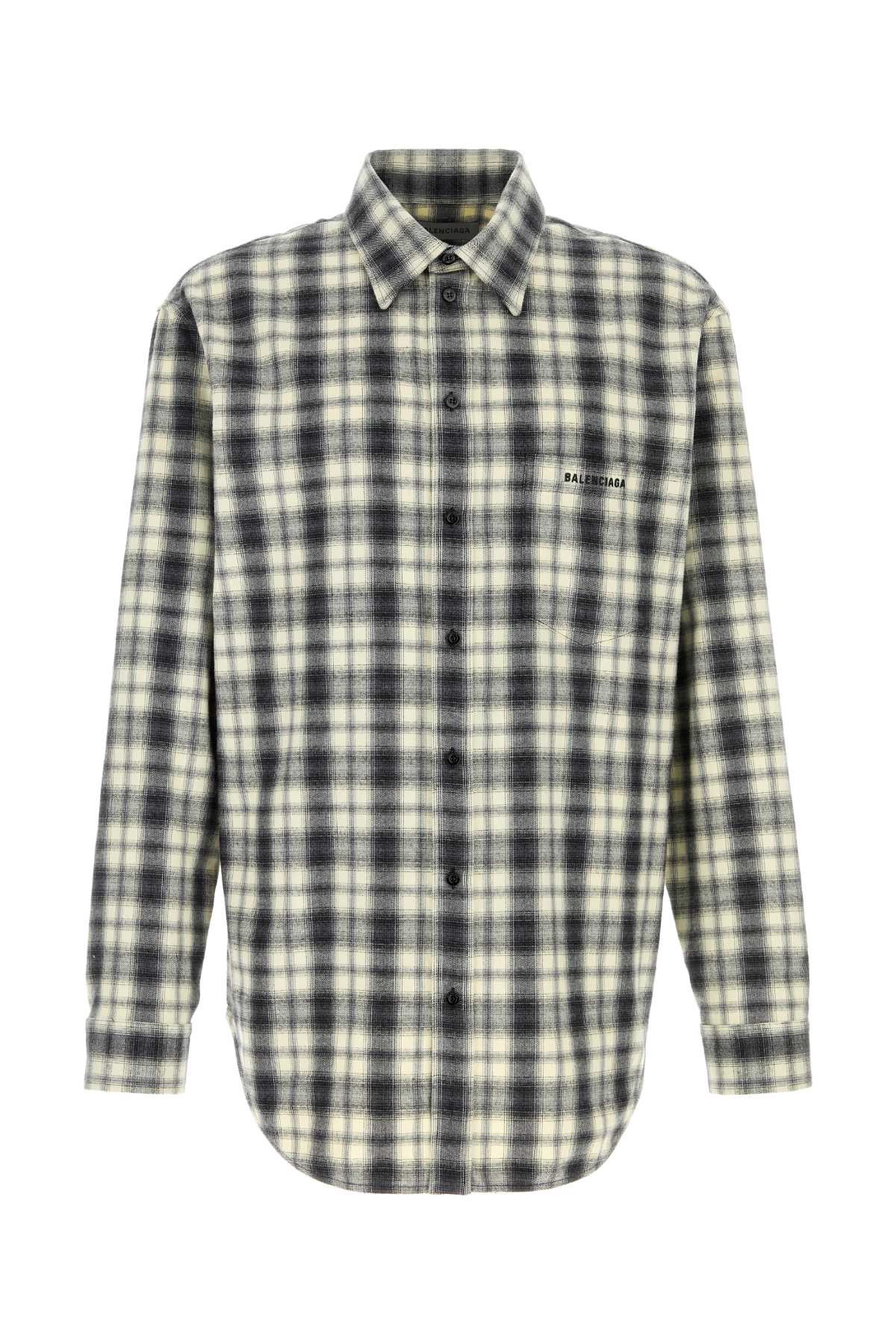 Checked Flannel Shirt — Multicolor