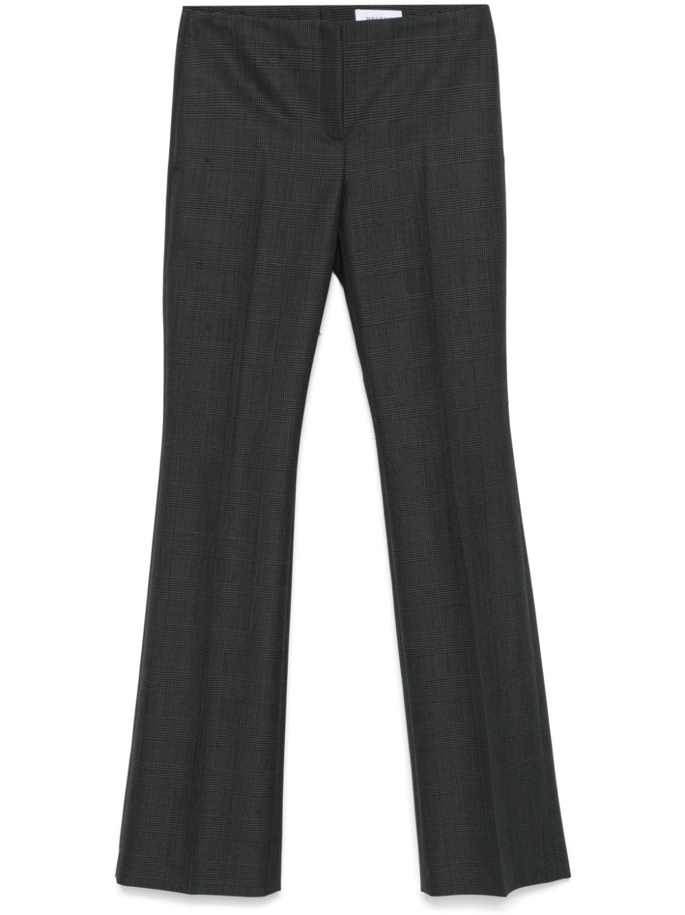 Checked trousers - Black