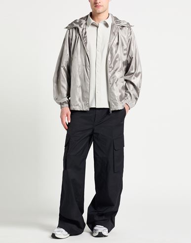 Man Jacket Light grey Size 38 Polyester