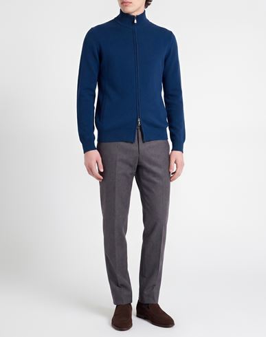 Man Cardigan Blue Size 38 Cashmere