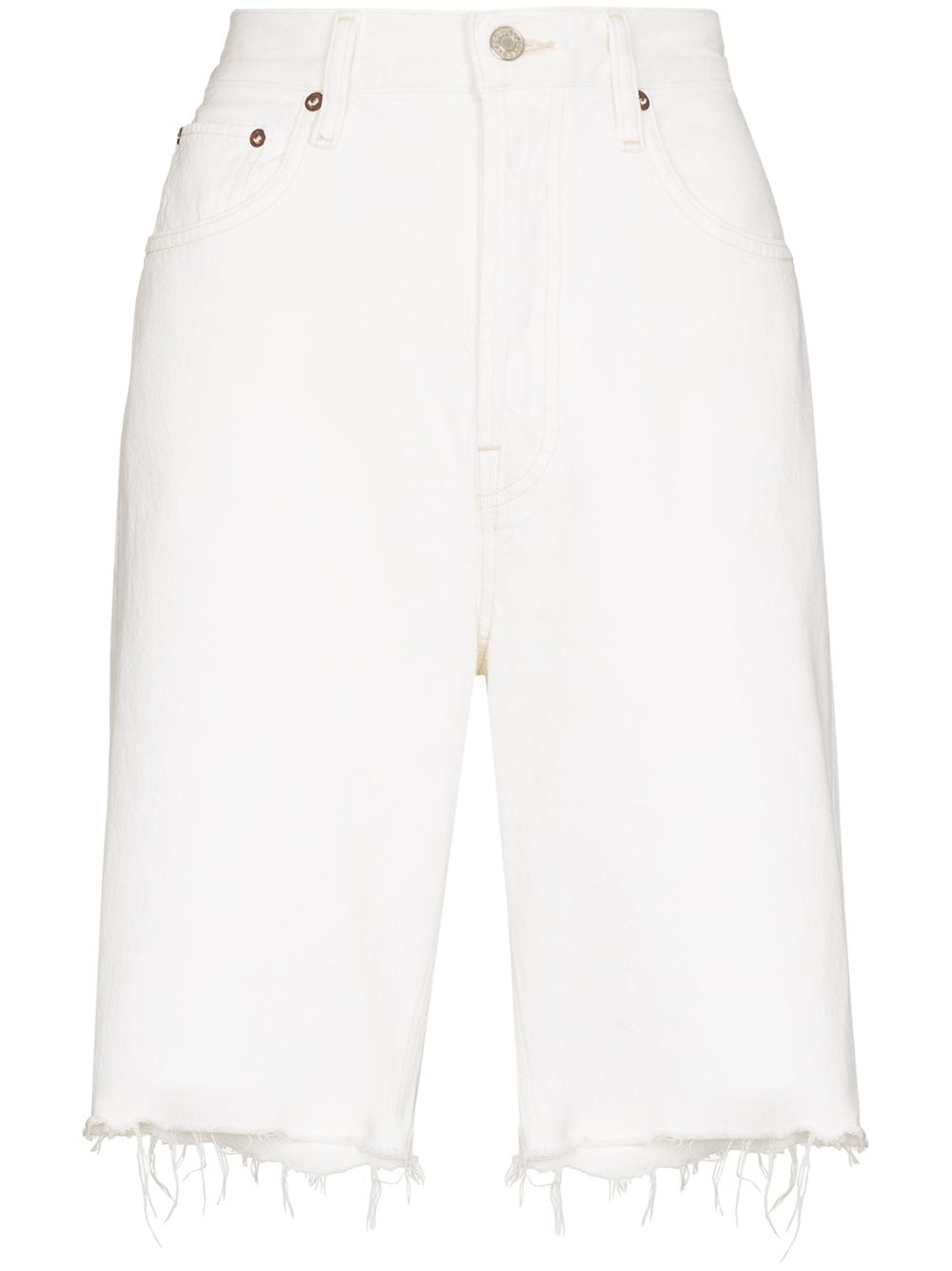 90s Pinch denim shorts - White