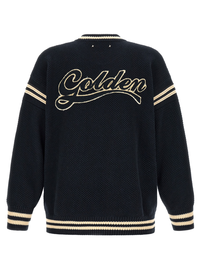 Dark Blue Relaxed Sweaters
