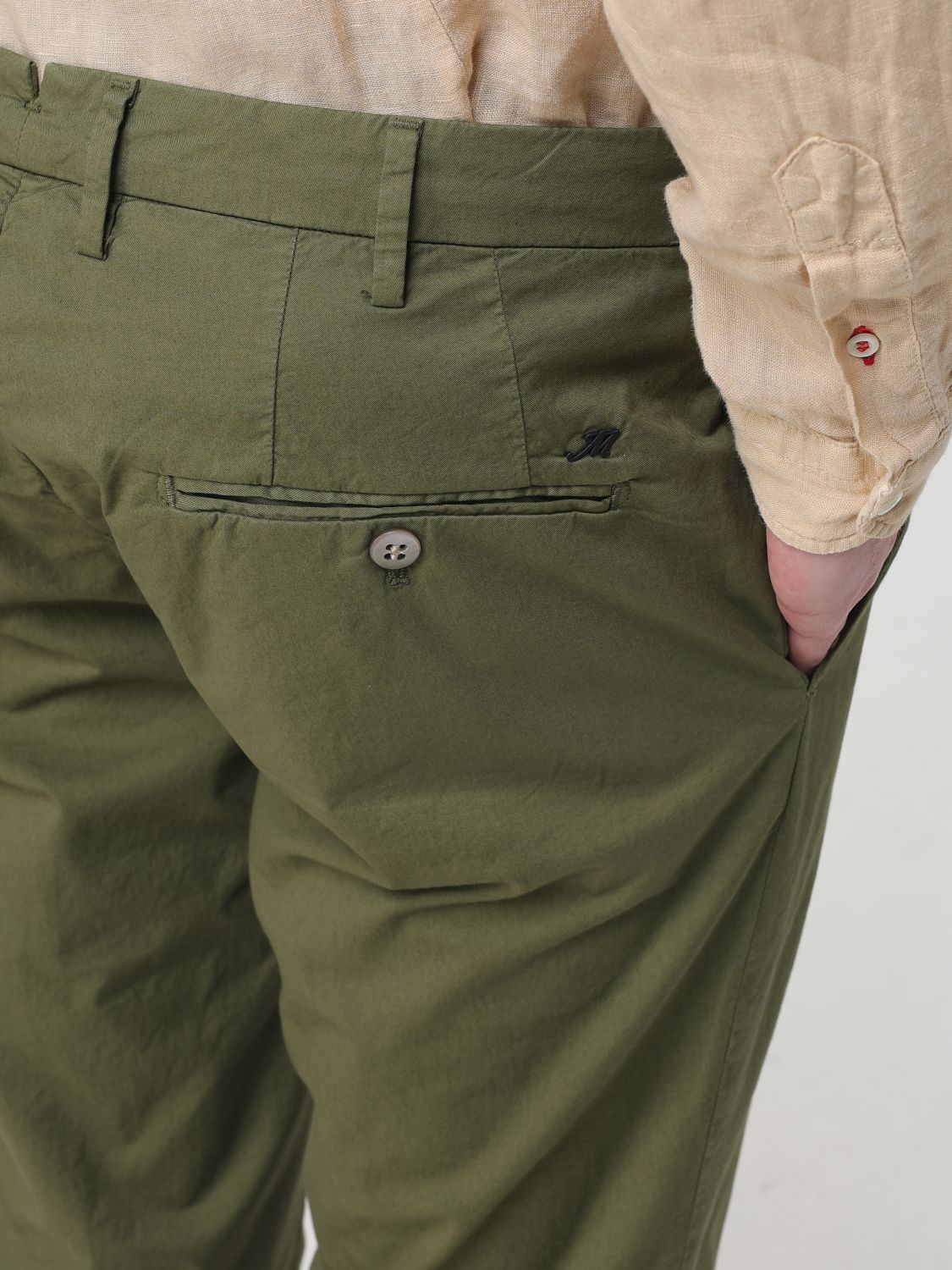 Pants Men color Forest Green