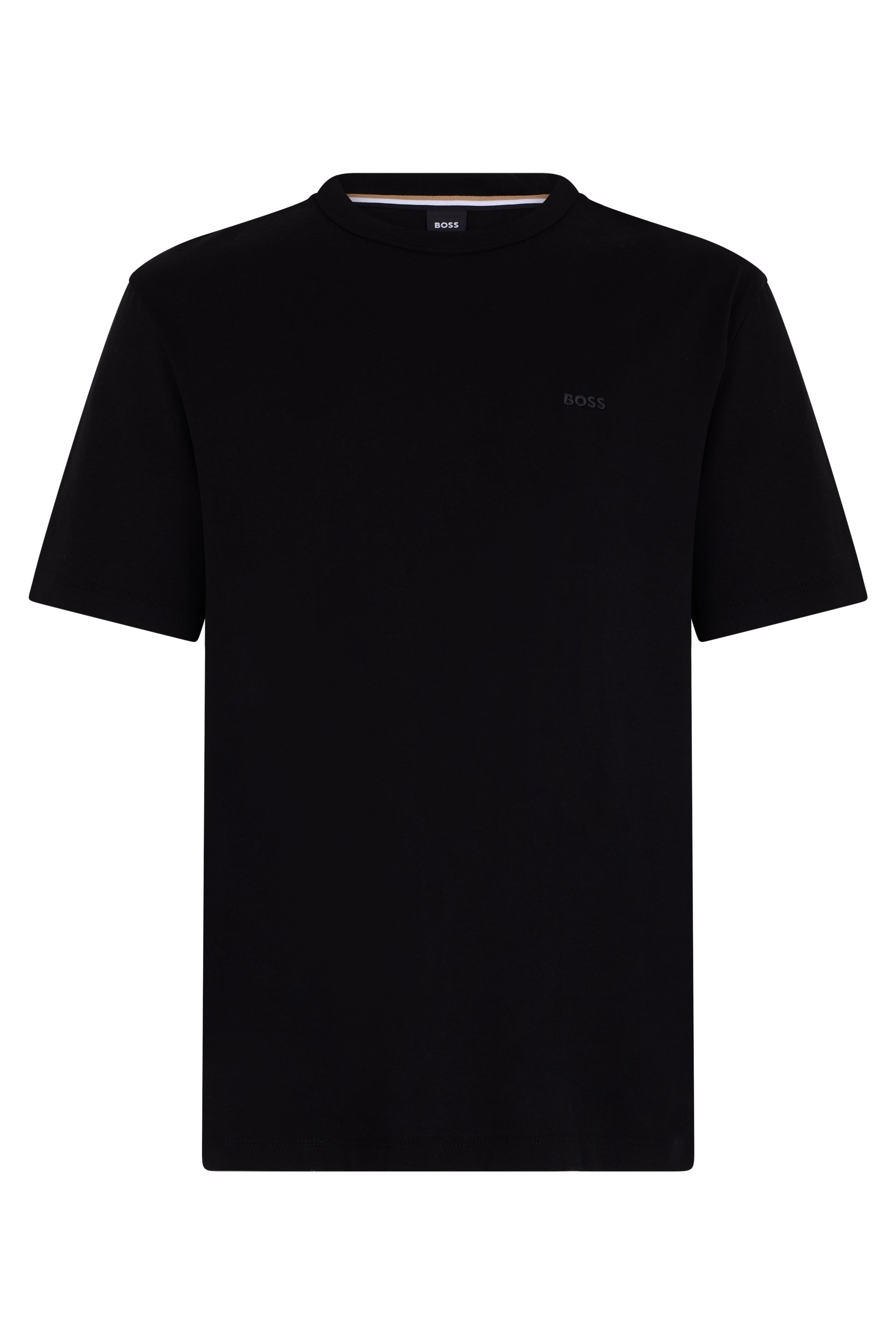 Cotton Short-Sleeve T-Shirt — Black