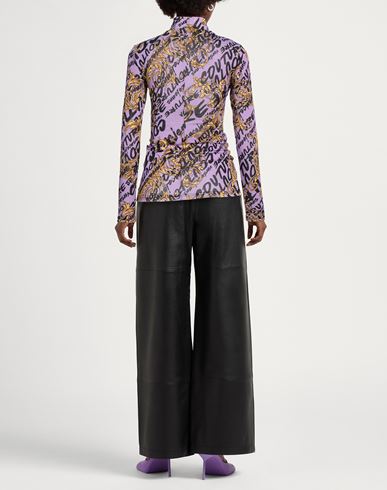 Versace Jeans Couture Woman Top Mauve Size 2 Viscose, Elastane