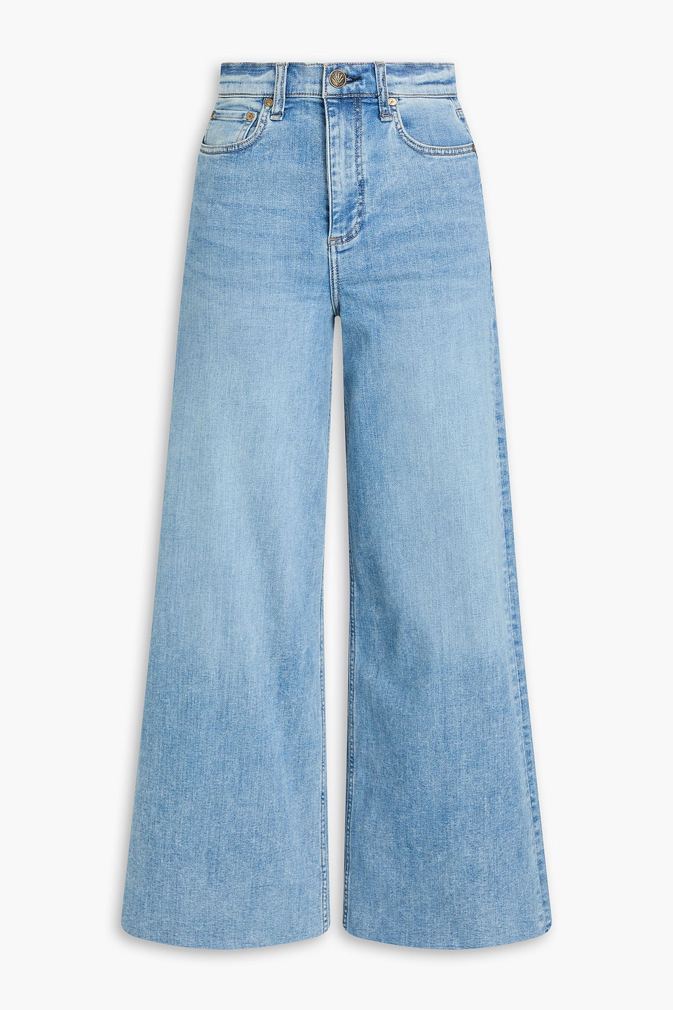 Sofie high-rise wide-leg jeans - Blue - 24