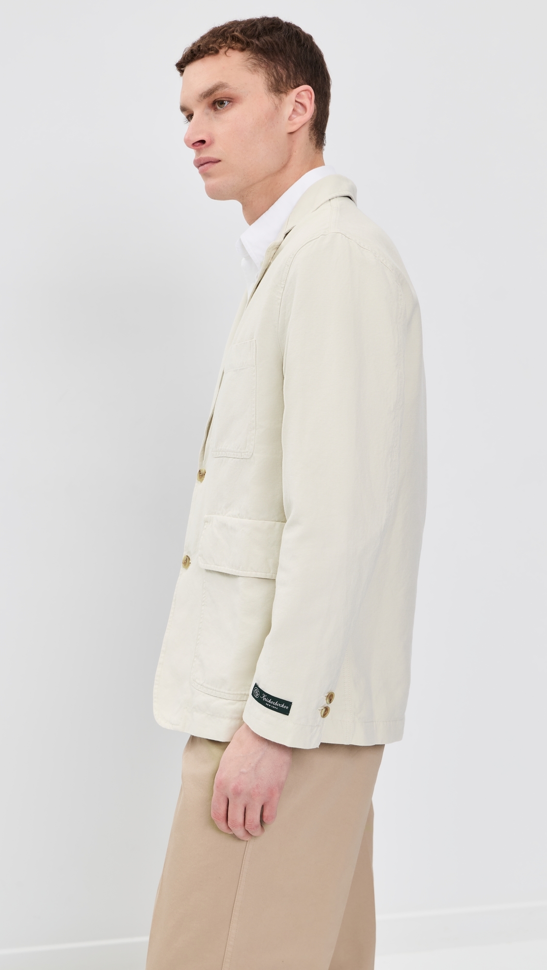 Lane Twill Cotton & Linen Suit Jacket Birch
