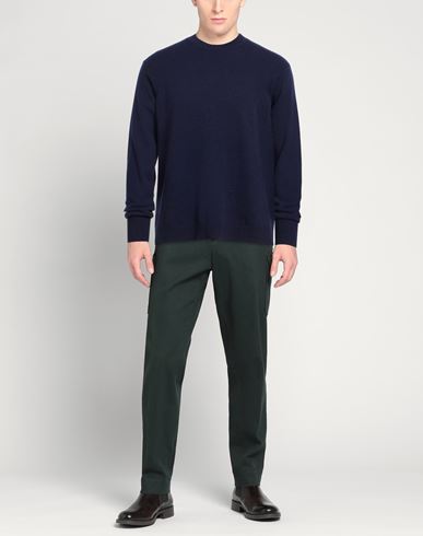 Man Sweater Navy Size M Cashmere, Polyamide, Elastane