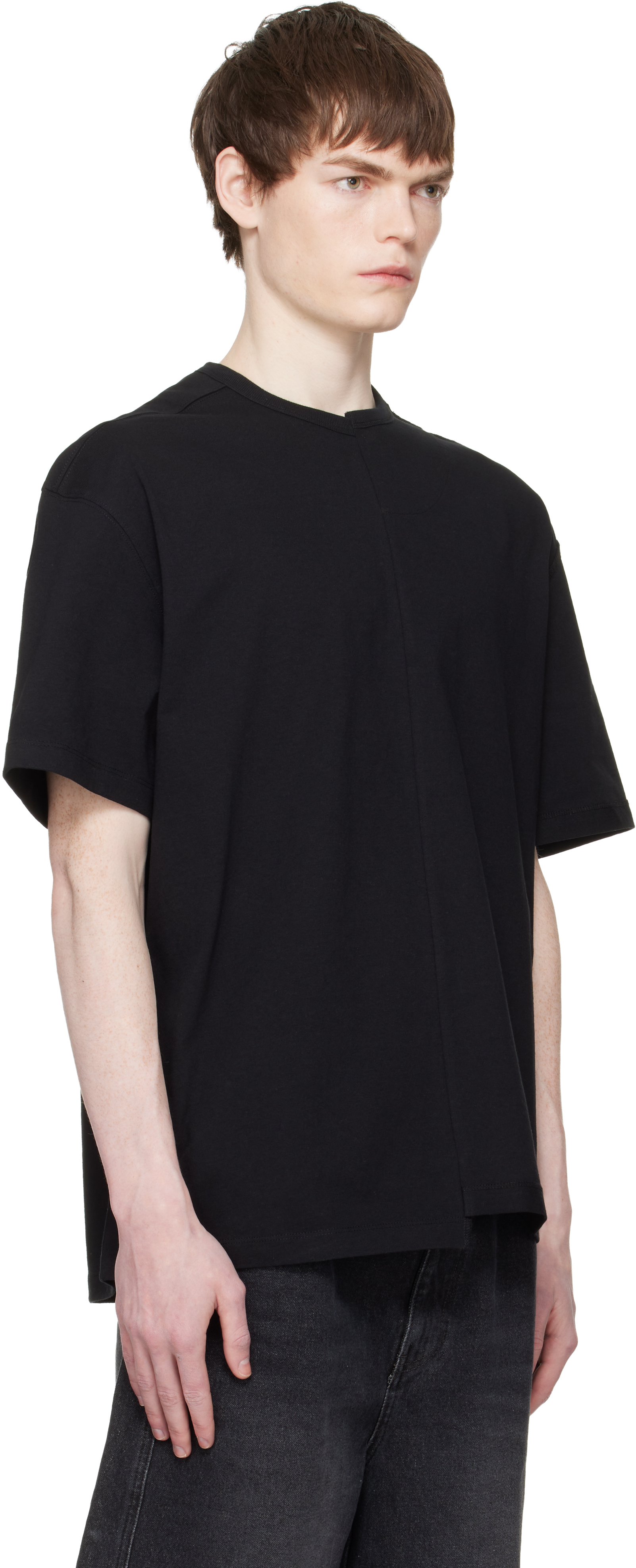 Black Split T-shirt