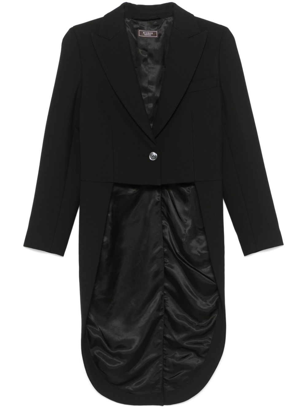 High-low blazer - Black