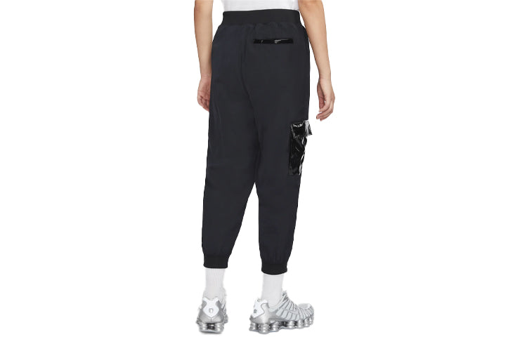 (WMNS) Sportswear Icon Clash Sports Zipper Woven Casual Long Pants/Trousers Black