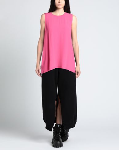 Woman Top Fuchsia Size M Lyocell, Cotton