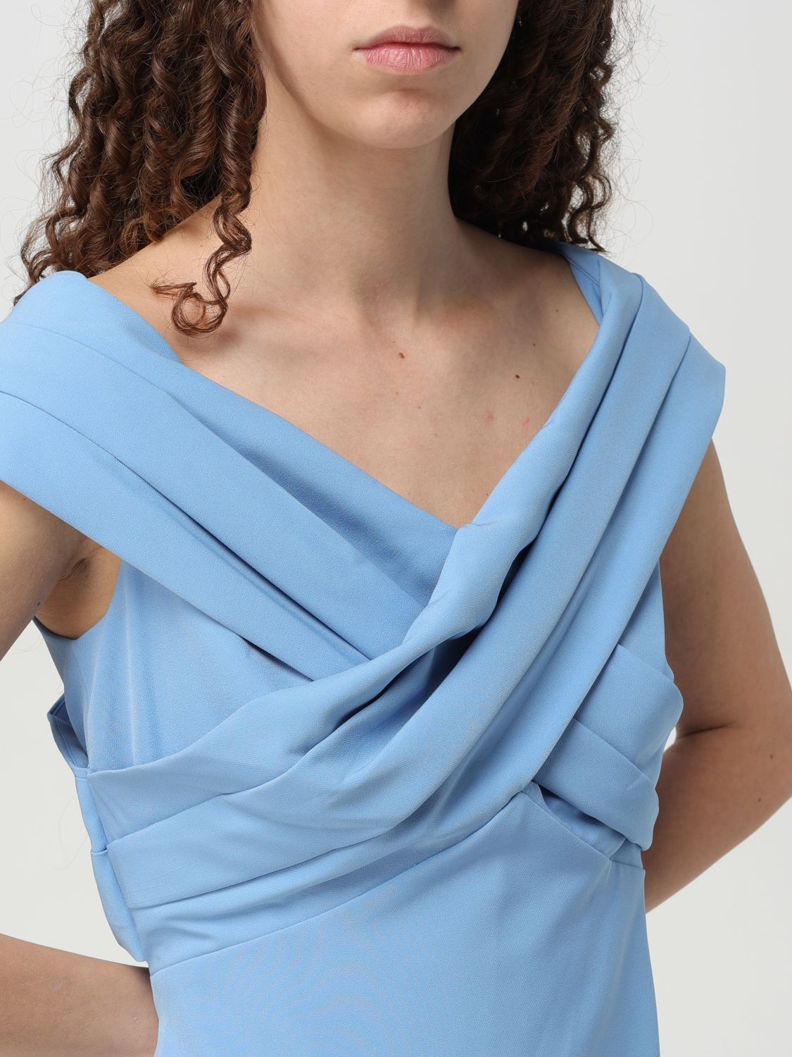 Dress LAUREN RALPH LAUREN Woman color Blue