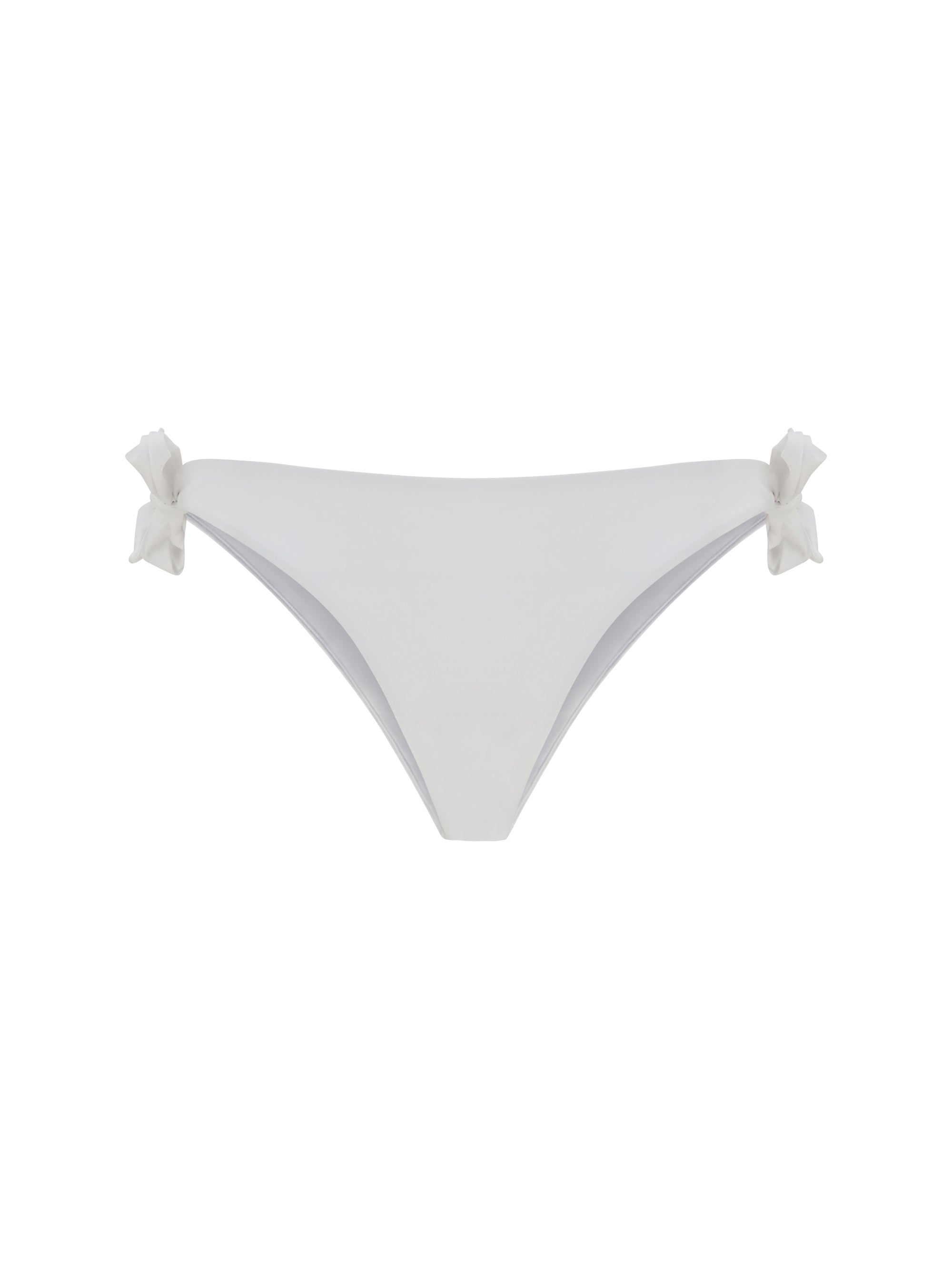 Technical Jersey Bikini Bottoms — White