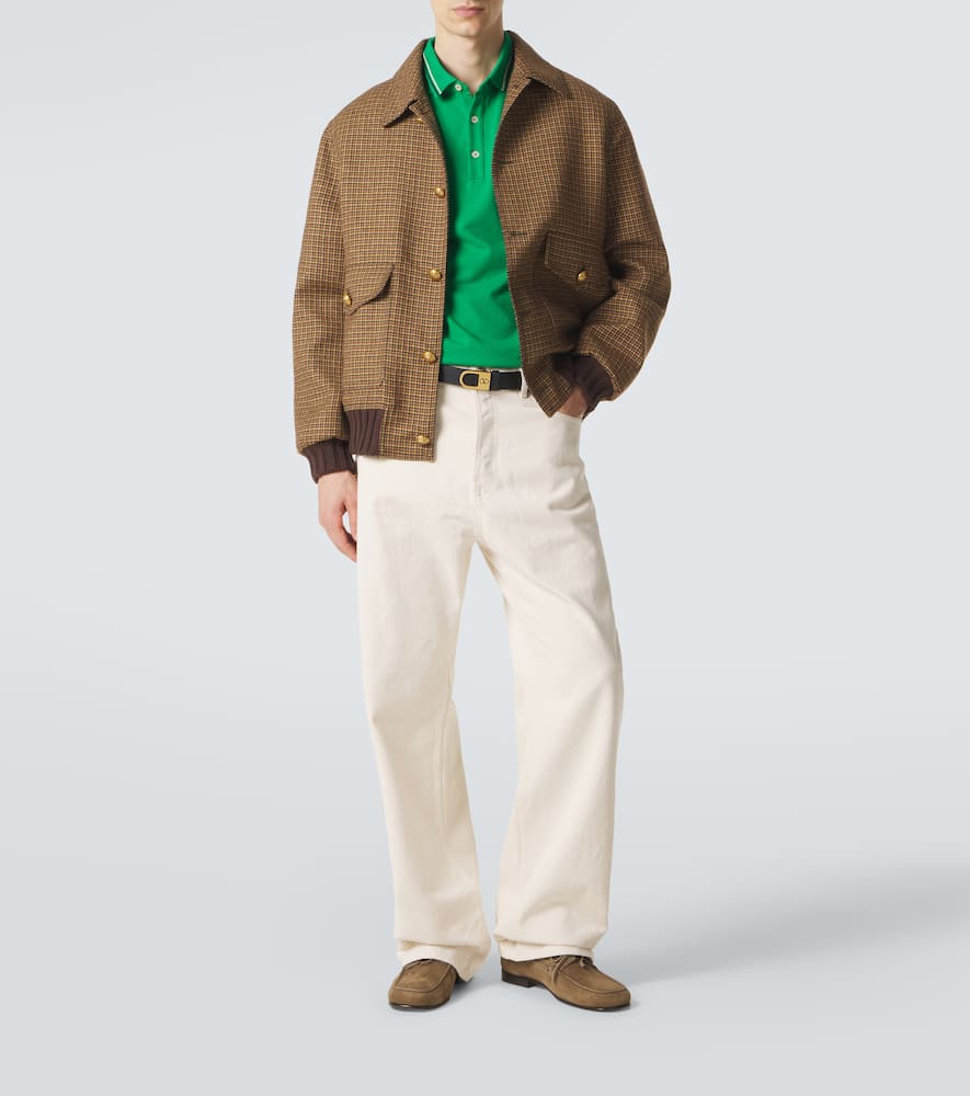 Cotton piqué polo shirt