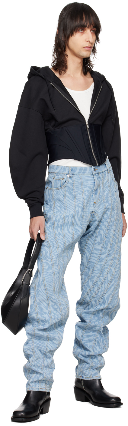 Mugler Blue Star Jeans