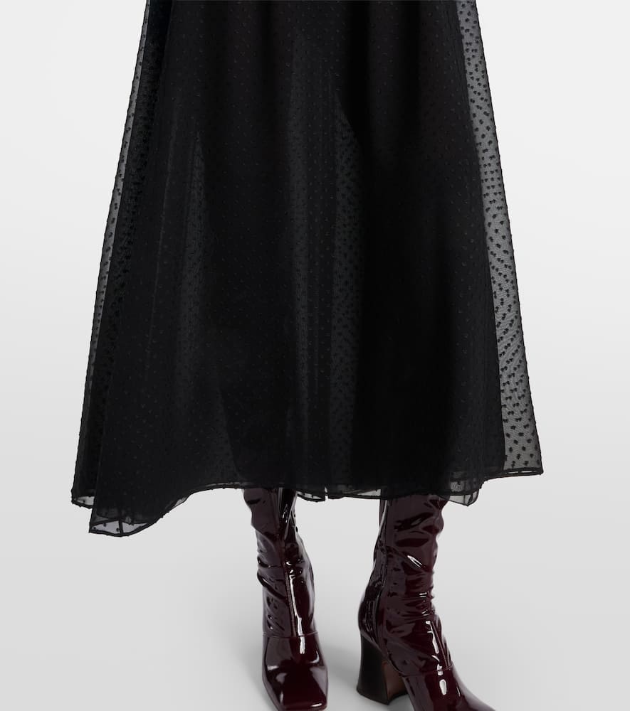 Chloé Embroidered silk maxi dress