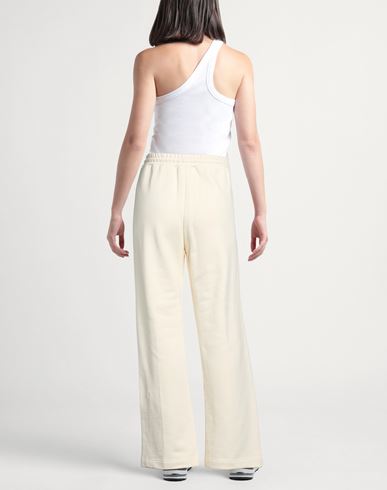 Woman Pants Cream Size L Cotton