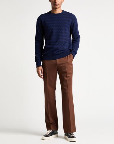 Man Sweater Navy Size L Wool, Cashmere