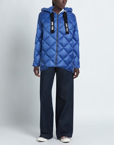 Woman Puffer Azure Size 6 Polyamide
