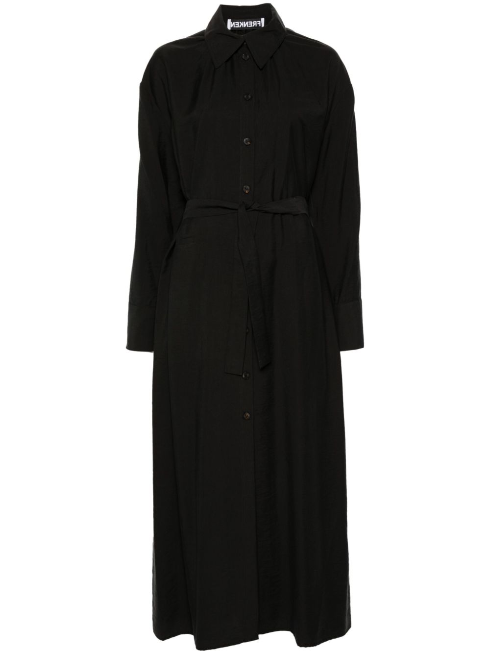 Parachute shirt dress - Black