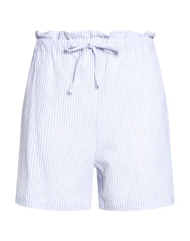 Woman Shorts & Bermuda Shorts Light blue Size S Cotton, Elastane