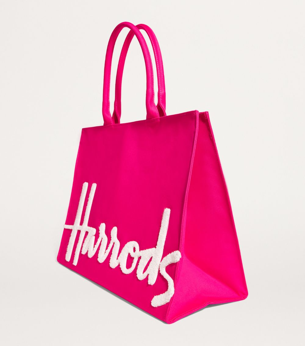 Large Cotton Logo Tote Bag