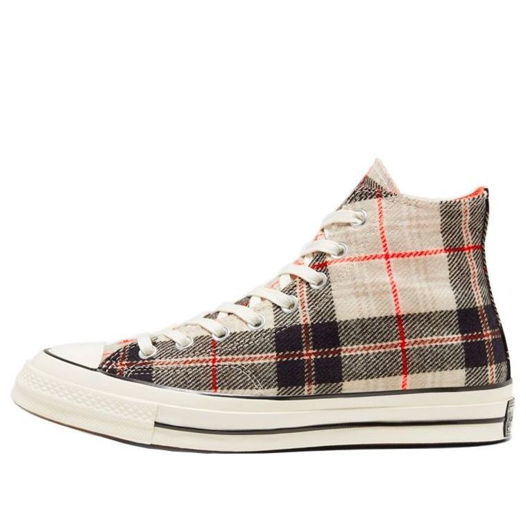 Plaid Chuck 1970s 'Creamwhite Gray'