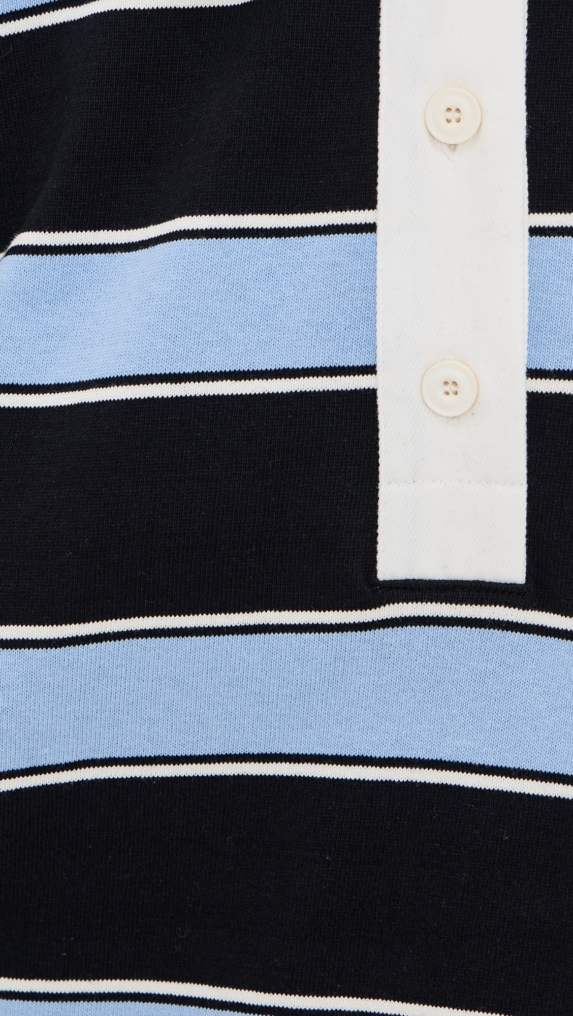 Striped Rugby Shirt Sky Blue