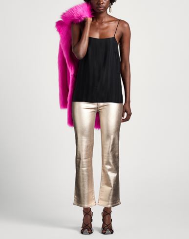 Woman Jeans Bronze Size 25 Cotton, Recycled cotton, Recycled polyester, Modal, Elastane