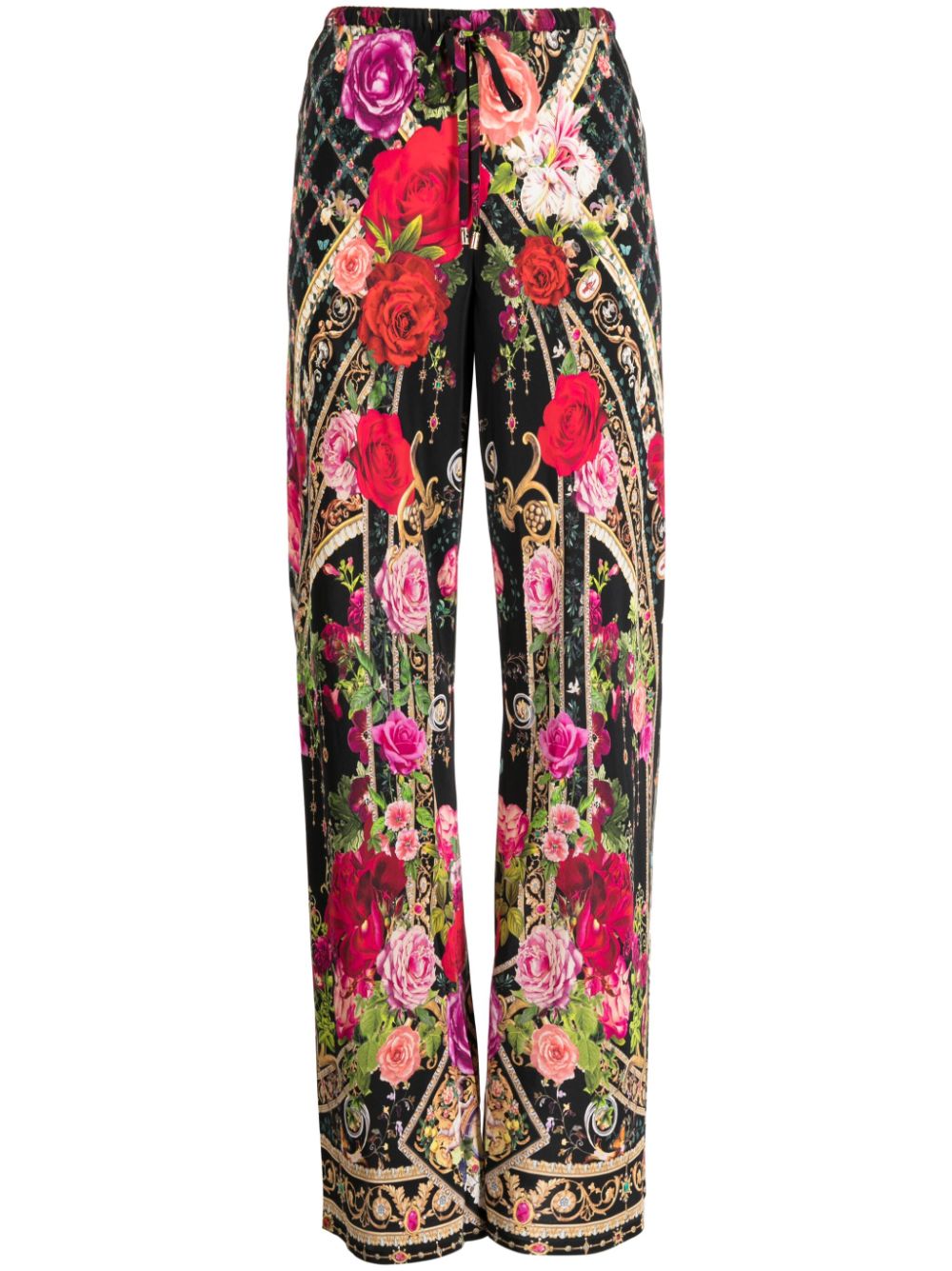 Reservation For Love silk trousers - Multicolour