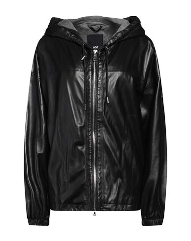 Woman Jacket Black Size 2 Ovine leather